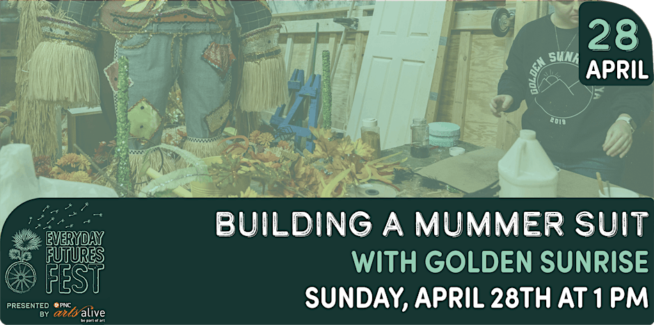 Building a Mummer Suit with Golden Sunrise N.Y.A.