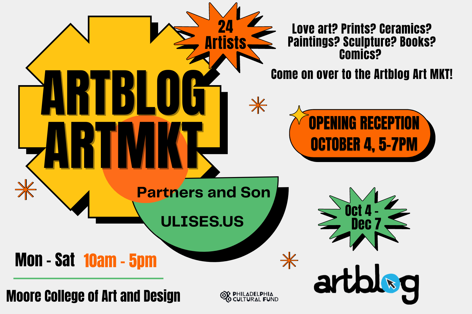 Artblog Art Market - ArtMkt - Moore College of Art and Design - 2024